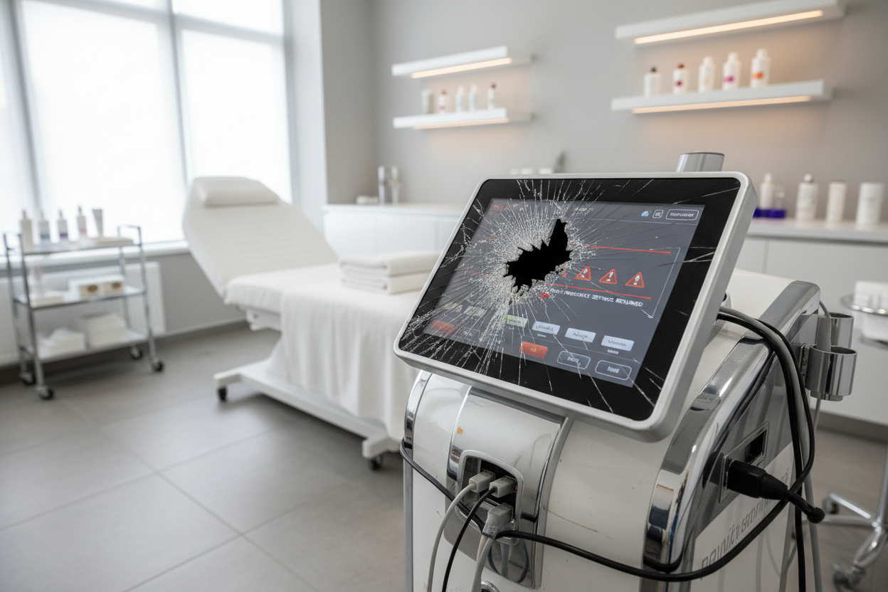 エステマシンが故障した